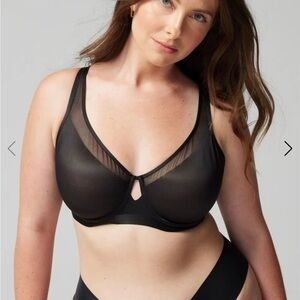 Soma Black Sheer Bra